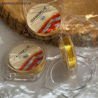 سیم مفتول طلایی با آبکاری طلا