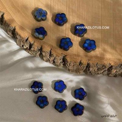 خرج کار کریستال چک سرمه‌ای 3 سانتی