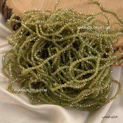 کریستال چک سایز ۲ - سبز لجنی