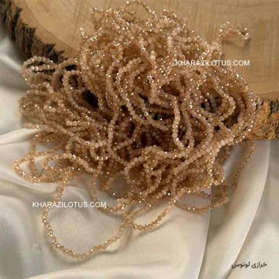 کریستال چک سایز ۲ - طلایی کرم