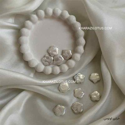 گل 6 سانتی شل سفید