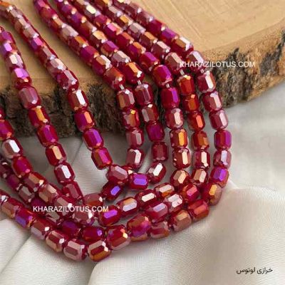 کریستال قرمز مستطیل بزرگ