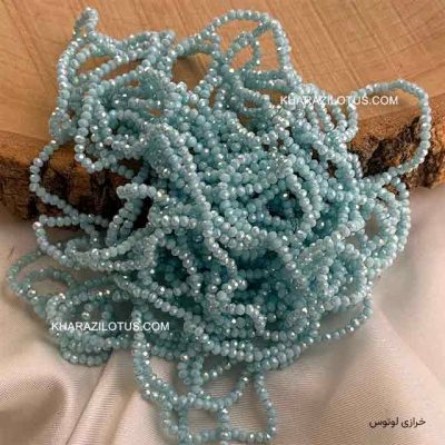 کریستال چک سایز ۲ - آبی فیروزه‌ای