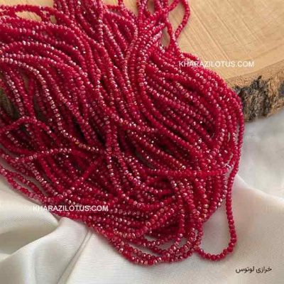 کریستال چک سایز ۲ - قرمز دو رنگ