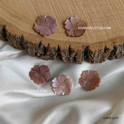 گل صورتی رنگ خاص (3 سانت)