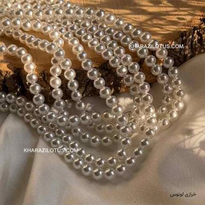 مروارید شل - سفید (سایز 8)