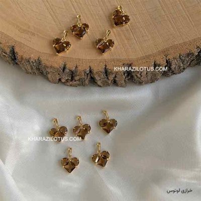 آویز قلب سواروسکی موکایی