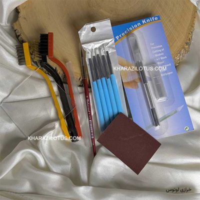 پک کامل ابزار خمیر نقره (Silver Clay)