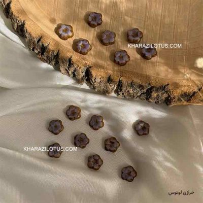 خرج کار کریستال چک بنفش 3 سانتی