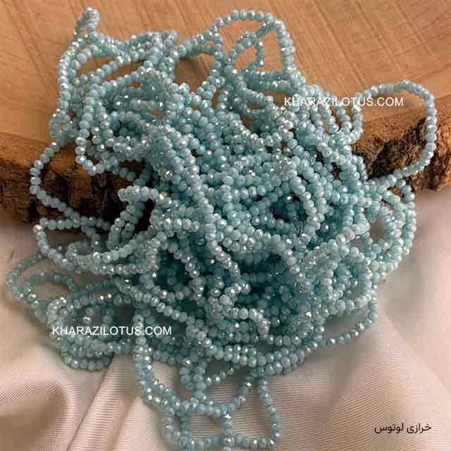 کریستال چک سایز ۲ - آبی فیروزهای کریستال چک سایز ۲ - آبی فیروزهای