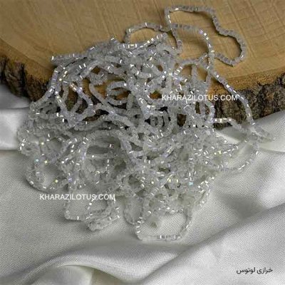 کریستال چک سایز ۲ مربعی - سفید